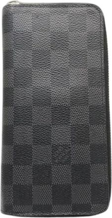 Louis Vuitton Pre-owned Portefeuille Vasco Lange portemonnee (bi-fold) - Heren - Vintage Accessoires - Zwart - ONE Size - Vintage