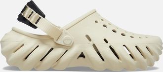 Crocs Mens Crocs 207937-2YJ ECHO Mens Clogs Bone/Black - White - Size: 12