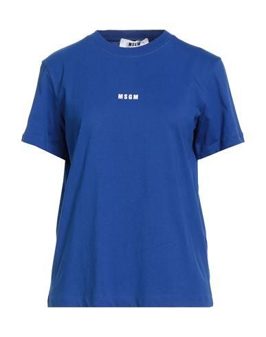 Tシャツ・カットソー Msgm Navy Blue Cotton T-Shirt Printed T-shirt | Dark Blue | Jack & Jones®
