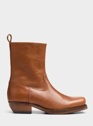 Won Hundred Mens Barcelona brown leather boots