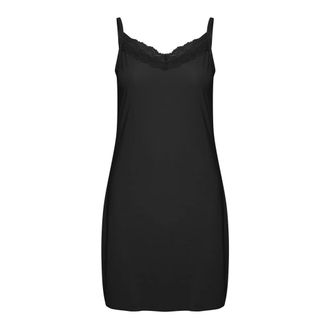 Saint Tropez Abito in Pizzo Nero con Spalline Regolabili - - Dresses - Donna - Nero - S
