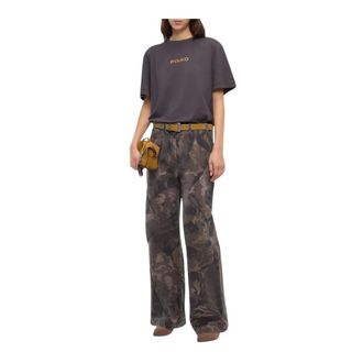 Pinko T-Shirts - female - PINKO - T-Shirts - Gray - XS - Tops