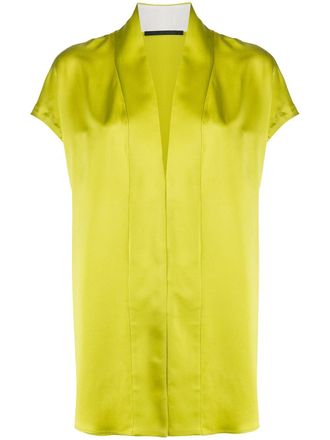Haider Ackermann v-neck blouse - Green