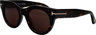Tom Ford Marine-02 Zonnebril - Dames - Zonnebrillen - Bruin - 50 MM - Accessoires
