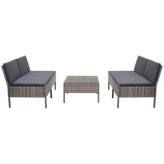 vidaXL Furniture Limited - Set De Sof&aacute;s De Jard&iacute;n Con Cojines 5 Pzas