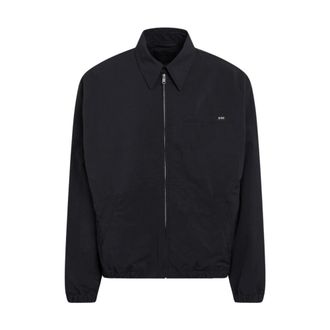 Prada Jassen, Heren, Blauw, 2Xl, Blouson van technische stof