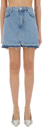 Moschino Denim Solid Shorts