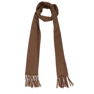 Max Mara Brown Cashmere Womens Scarf