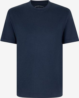 Fedeli Kurzarm-T-Shirt aus Baumwolle Extreme Giza