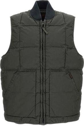 Filson Jassen, Heren, Groen, M, Katoen, Vintage-Wash Katoenen Donsvest