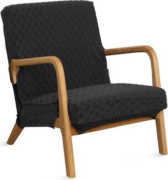 OEM Funda El&aacute;stica Para Sill&oacute;n - Tejido Tipo Gofre - Negra