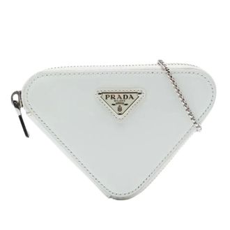 Prada Pre-owned Vintage Crossbody Bag - Dames - Pre-owned - Wit - Maat: ONE Size Leer
