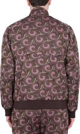 Baracuta High-Collar Polyester Jacket - Brown