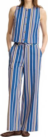 Garance Paris Straight Cut Striped Pants In Victorine