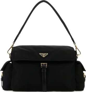 Prada Explore Large Re-Nylon Shoulder With Flap Bags