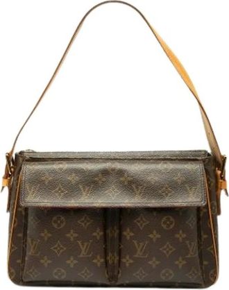 Louis Vuitton Pre-owned Shoulder Bags, female, Brown, Size: ONE SIZE Pre-owned Vintage Shoulder Bag
