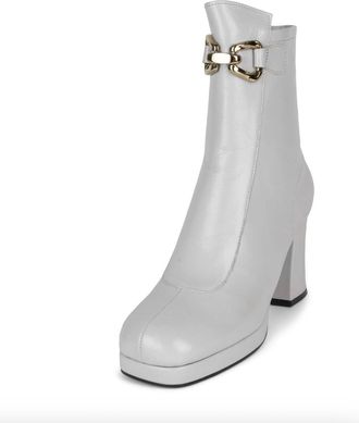 Jeffrey Campbell Womens Makena Boots In Grey Crinkle