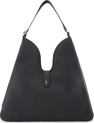 Behno Melina Nappa Leather Shoulder Bag in Black at Nordstrom