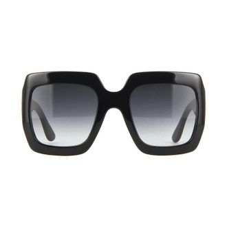 Gucci Square Full Rim Sunglasses - Black