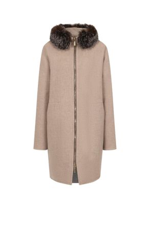 Moorer Piritehl7 Outerwear Jacket Beige