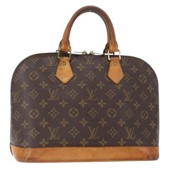 Louis Vuitton Pre-owned Handbags, female, Brown, Size: ONE SIZE Pre-owned Canvas Handbag