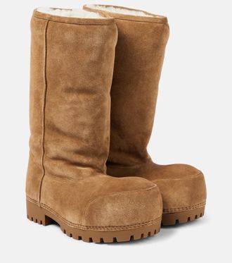 Balenciaga Stivali Alaska High in suede