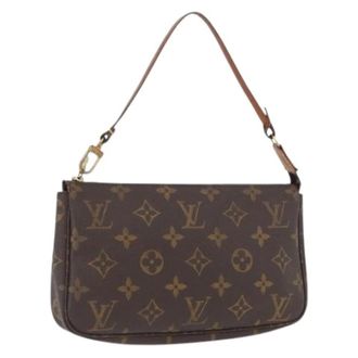 Louis Vuitton Pre-owned Shoulder Bags, female, Brown, Size: ONE SIZE Pre-owned Monogram Pouch