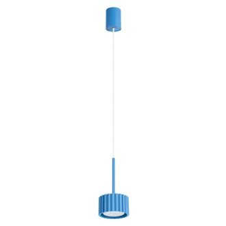 Sollux Lighting L&aacute;mpara colgantes azul claro aluminio alt. 125 cm