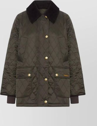 Barbour quilted fitted jacket