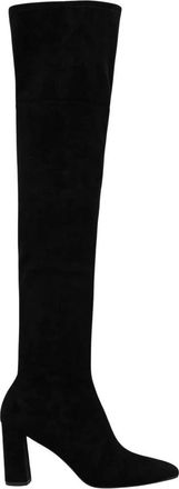Jeffrey Campbell Schoenen, Dames, Zwart, 36 EU, Leer, Parisah-2 Over-knee Boots