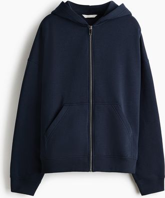 H&M Hoodiejacke - Blue