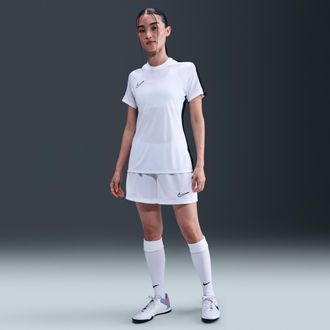 Nike Womens Academy Dri-FIT 4 Soccer Shorts in White | II7582-100