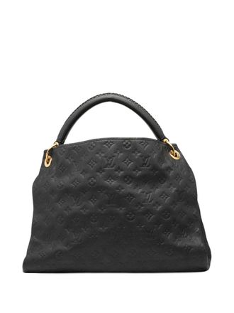 Louis Vuitton 2012 Monogram Empreinte Artsy MM hobo bag - women - Leather - One Size - Blue