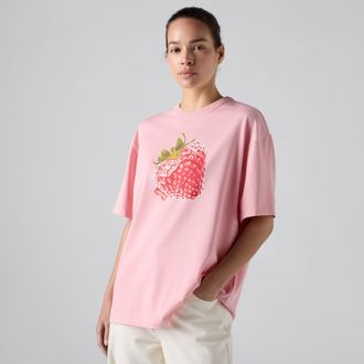 Levi's Graphic Tabor Tee - Womens - XL - Red