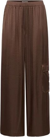 Ichi Pantaloni - - Trousers - Donna - Marrone - XS
