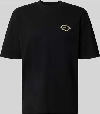 Pegador Oversized T-Shirt mit r&uuml;ckseitigem Motiv-Print Modell Reine in Black, Gr&ouml;&szlig;e XXL