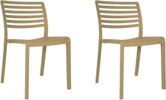 Resol Sillas Lama Resol Pl&aacute;stico Beige (pack De 2)
