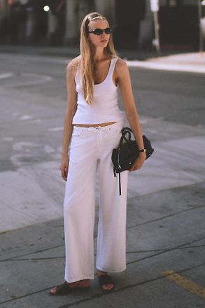 DL1961 Sienna Aura Drawstring Low-Slung Relaxed Wide-Leg Jeans