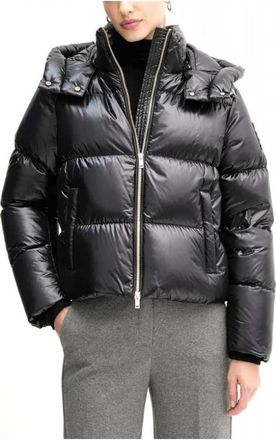 Moose Knuckles Moonstone Puffer Jacket - Dames - Gewatteerde jassen - Zwart - S - Nylon - Jassen