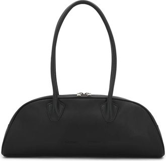Kazar Modieuze tas in baguettevorm - Dames - Handtassen - Zwart - ONE Size - Leer - Tassen