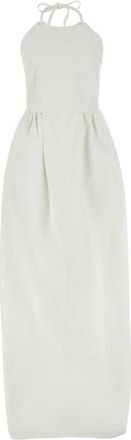 Max Mara Europa Maxi Jurk - Dames - Maxi kleedjes - Wit - XS - Kleedjes