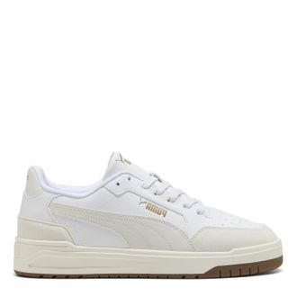 Puma Unisex Shuffle Downtown OG Sneaker, White-Vapor Gray Gold, 10 UK