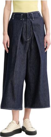Sunnei Sunnei, Dames, Jeans, Blauw, Maat: XS Katoen