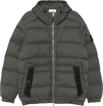 Stone Island Polyamide-Blend Quilted Hooded Down Jacket