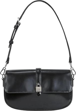 Karl Lagerfeld K Autograph Flap Shoulder Bag - Dames - Schoudertassen - Zwart - ONE Size - Leer - Tassen