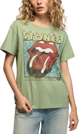 Lucky Brand Rolling Stone Graphic T-Shirt in Basil at Nordstrom, Size X-Small