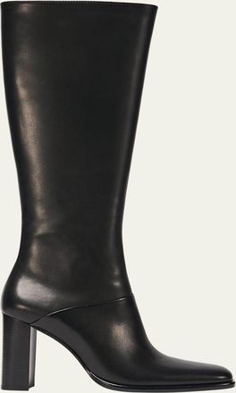 SIMKHAI Carolyn 85mm Leather Knee-High Boots