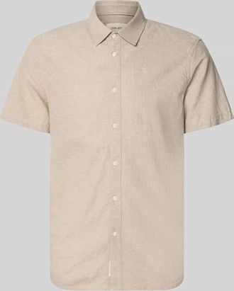 Blend Regular Fit Freizeithemd mit Kentkragen Modell ABAN in Beige, Gr&ouml;&szlig;e XXL