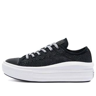 Converse (WMNS) Converse Chuck Taylor All Star Move Low Black White 570794C