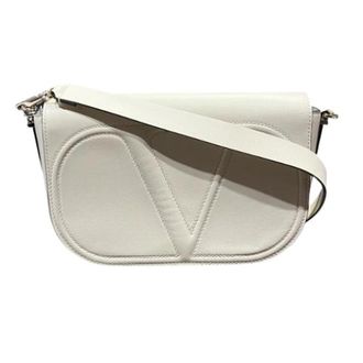 Valentino Pre-owned Cross Body Bags, female, Beige, Size: ONE SIZE Pre-owned Garavani Leather Shoulder Bag